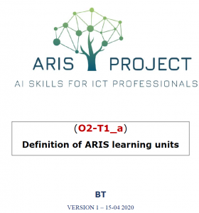 ARIS learning units